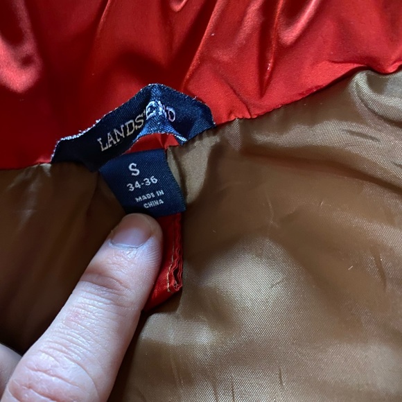 Vintage Men’s Red Goose Down Puffer Jacket/Coat - Picture 3 of 4